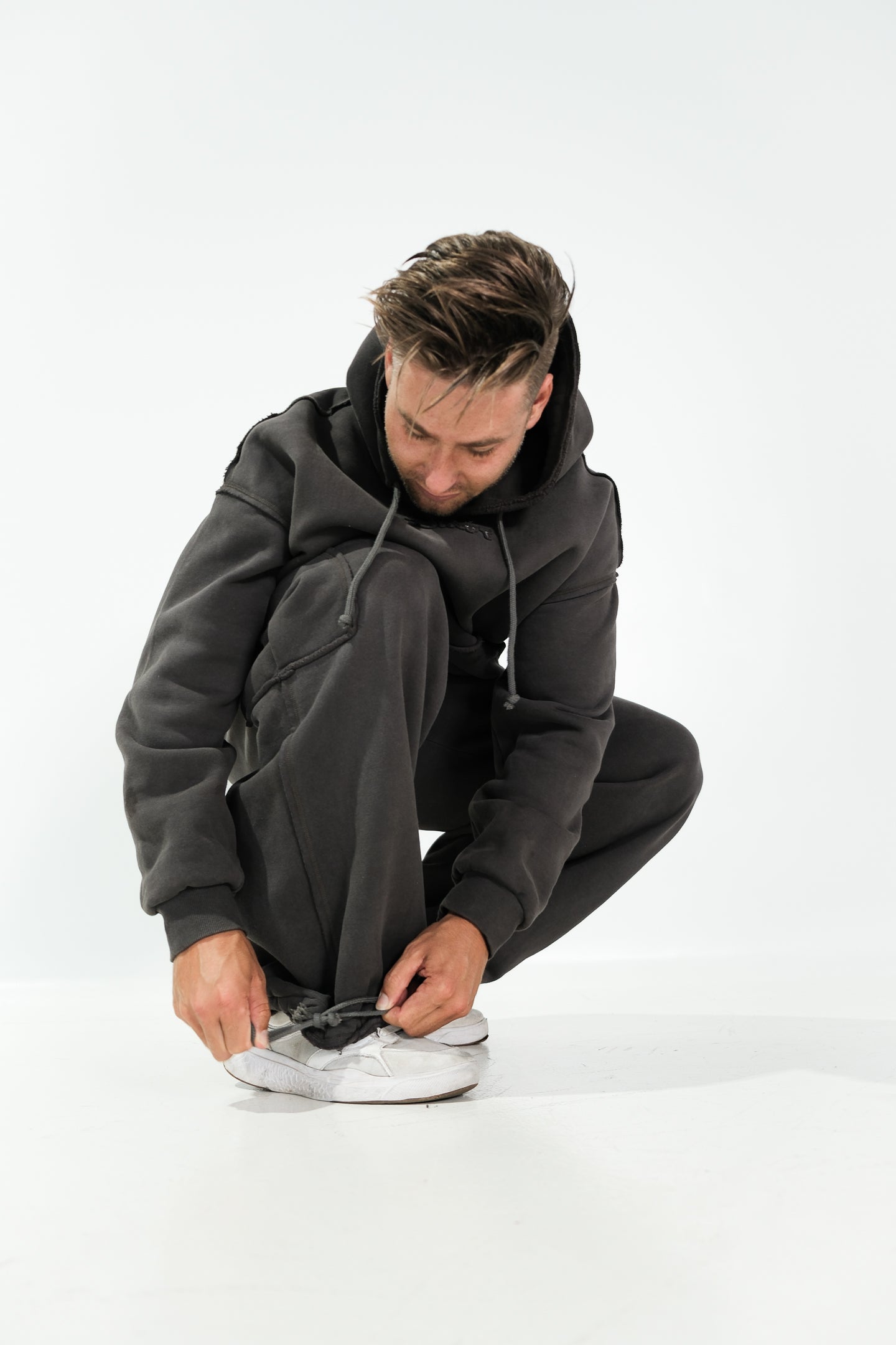 Undone Hoodie - Charcoal