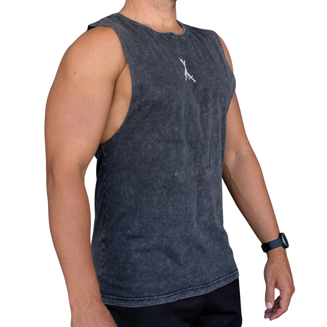 Legacy Cut Off Singlet - Faded